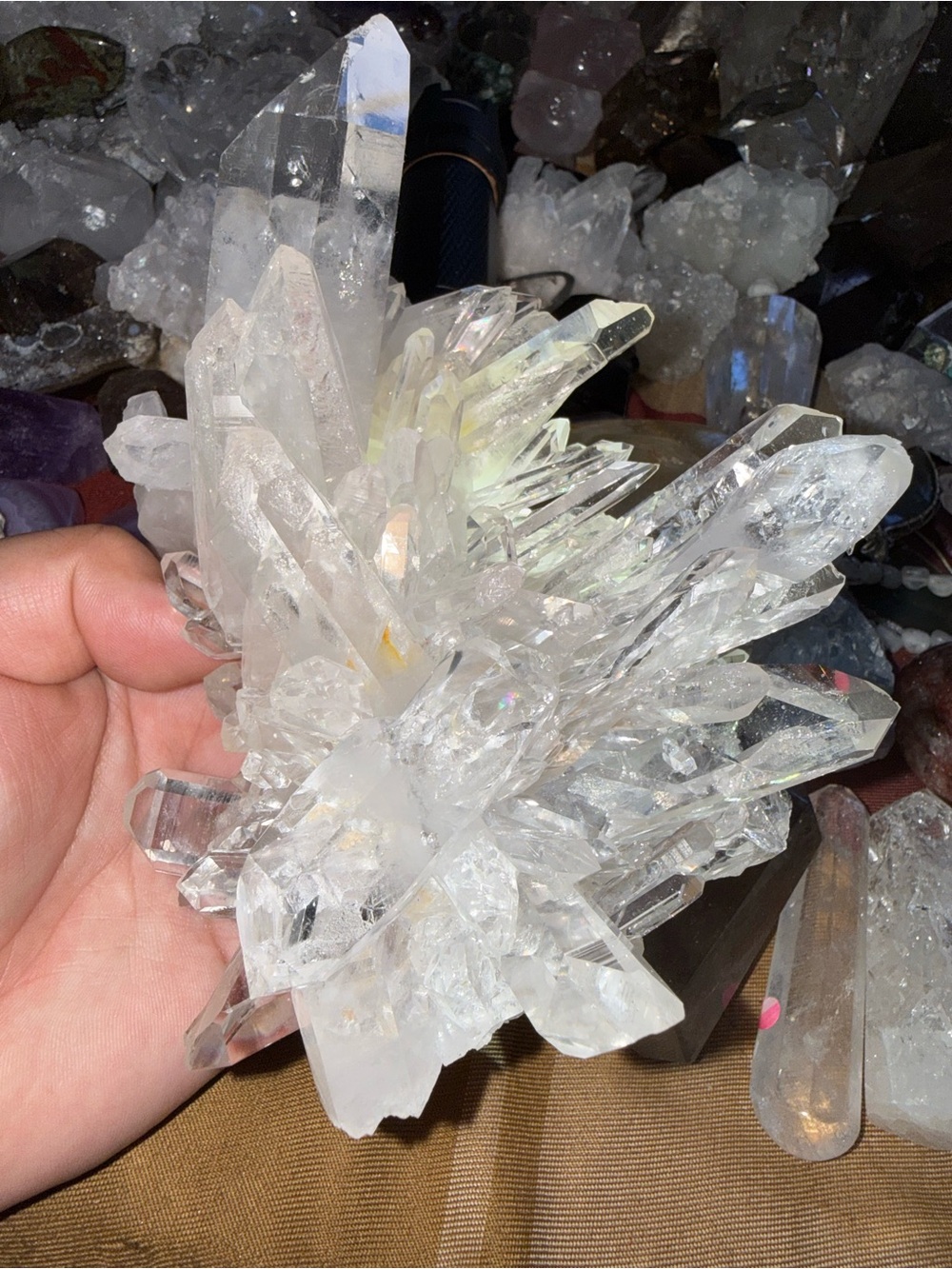 Huge Arkansas Quartz Cluster